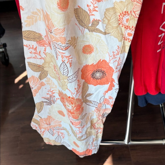 Floral Print Pants with Elastic Waist - Picture 4 of 6